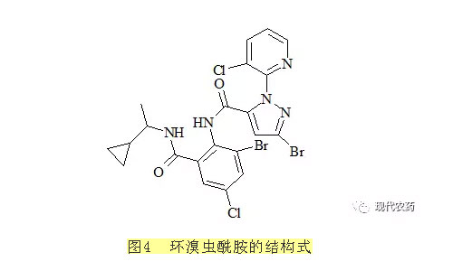 环溴虫酰胺的结构式