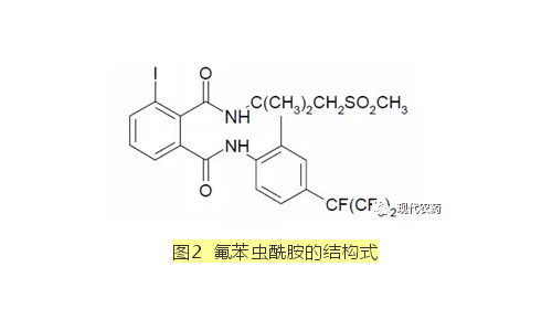 氟苯虫酰胺的结构式