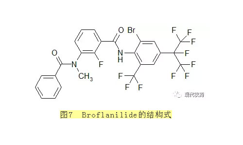 Broflanilide的结构式